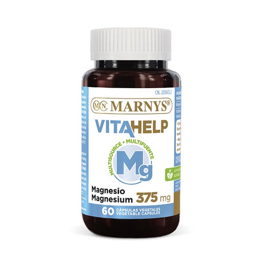 Marnys Magnesium 375mg Vitahelp Lijn 60caps