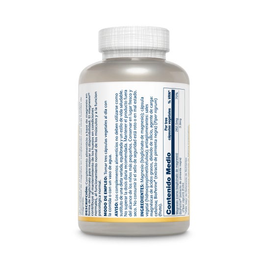Solaray Magnesium Bisglycinate 120 vcaps