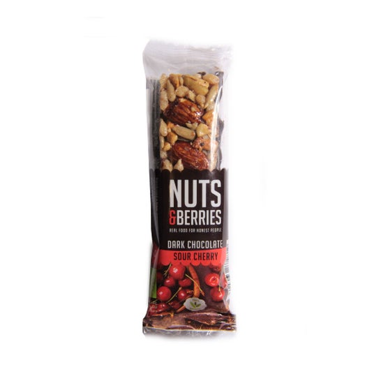 Nuts&Berries Riegel Zartbitter-Schokolade-Kirsche 40g
