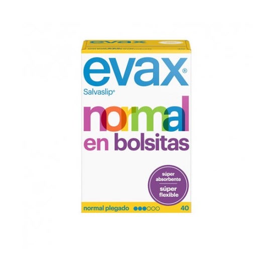 Evax Salvaslip Normal In Super Absorbent Bags 40 pcs