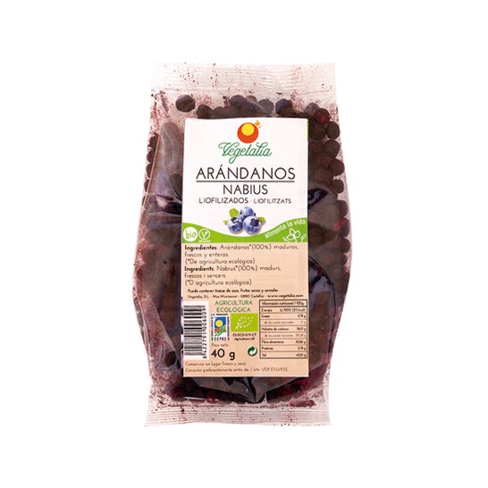 Vegetalia Arandano Nego Freeze Dried Organic 40g