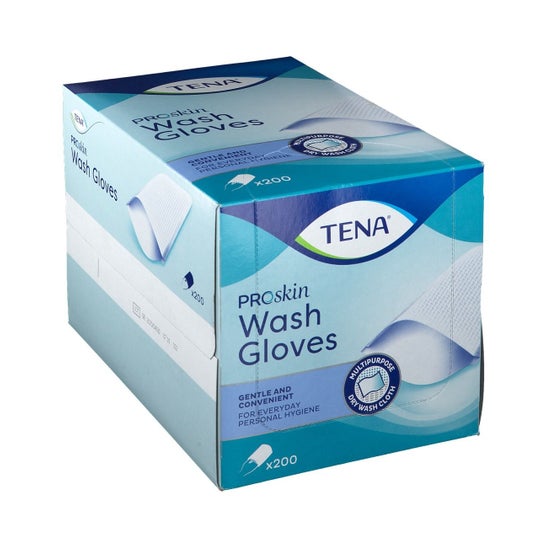 Tena Guantes de Aseo no Laminados 200uds