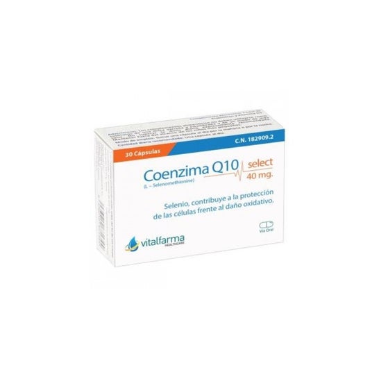 Vitalfarma Coenzima Q10 Select 40 Mg 30 Capsulas