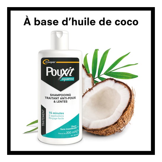 Pouxit Champú Tratamiento Piojos & Liendres 2x250 ml
