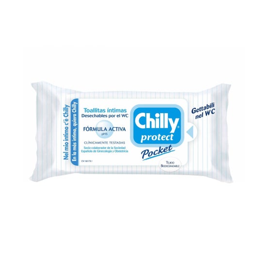 Chilly® Pocket Salviette Intime Antibatteriche 12pezzi
