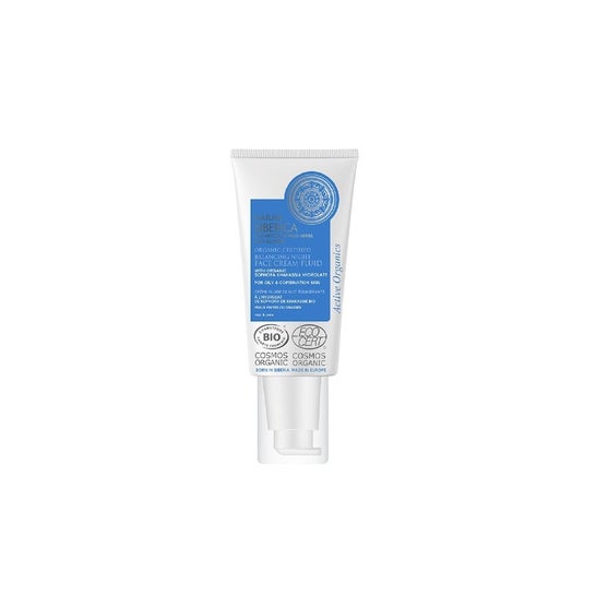 Natura Siberica Crema fluida notte equilibrante per il viso 50ml