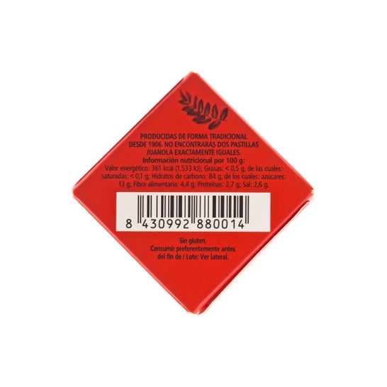Juanola® pastillas regaliz 5,4g