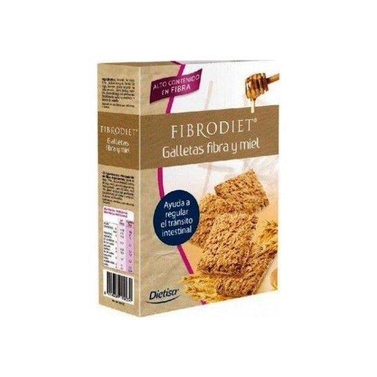 Dietisa Fibrodiet Biscotti di fibra di miele 400g