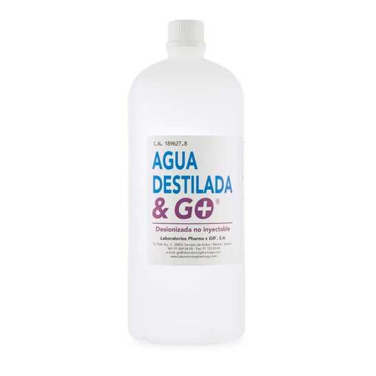 & Go Agua Destilada 1000ml