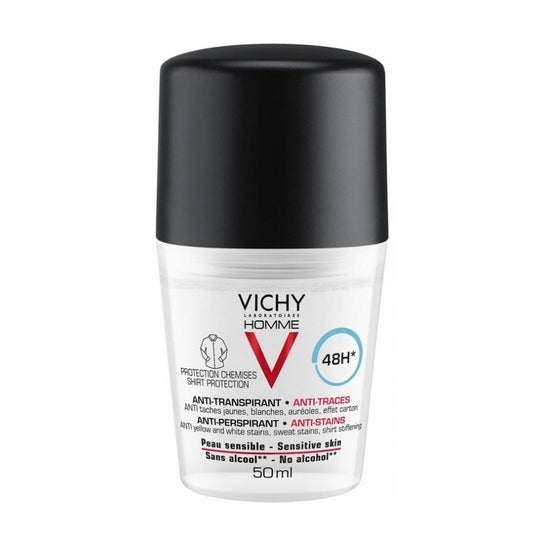 Vichy Homme Deodorante - rotolo su palla rimozione della macchia 50ml