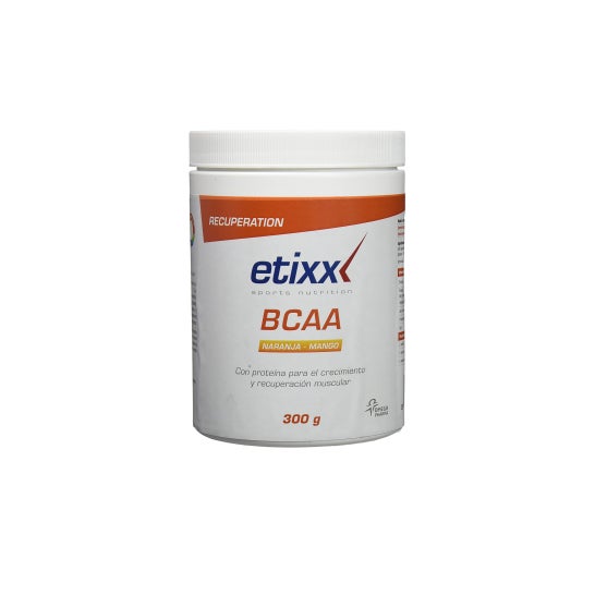 Etixx Bcaa in polvere arancione sapore di mango 300 Gr