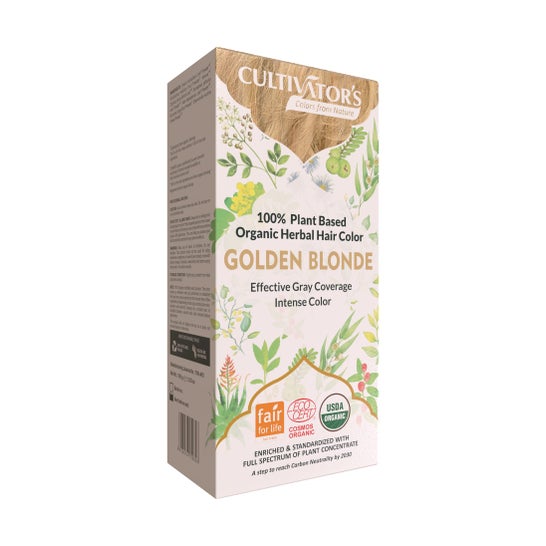 Cultivator's Golden Blonde Organic Hair Color 100g