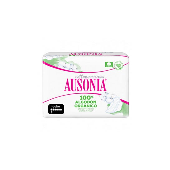 Ausonia Organic Cotton Alas Noche 9uds