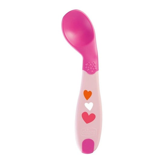 Ch Cucchiaio Angolato Rosa 8 M+