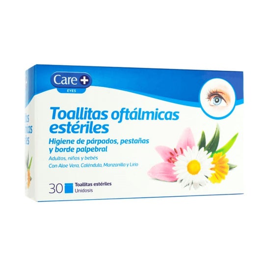 Care+ Toallitas Oftálmicas Estériles 30 Uds.