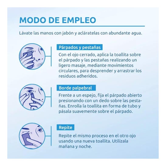 Pielęgnacja + Sterylne chusteczki okulistyczne 30 sztuk Pielęgnacja + Sterylne chusteczki okulistyczne 30 sztuk