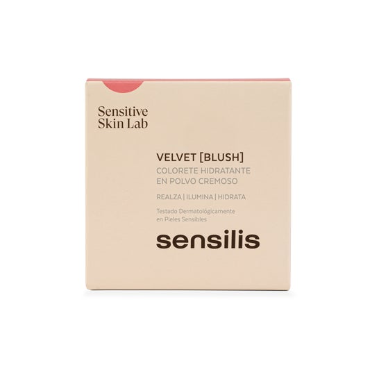 Sensilis Velvet [Blush] Colorete Hidratante en Polvo 01 Romantic Prune 10 g
