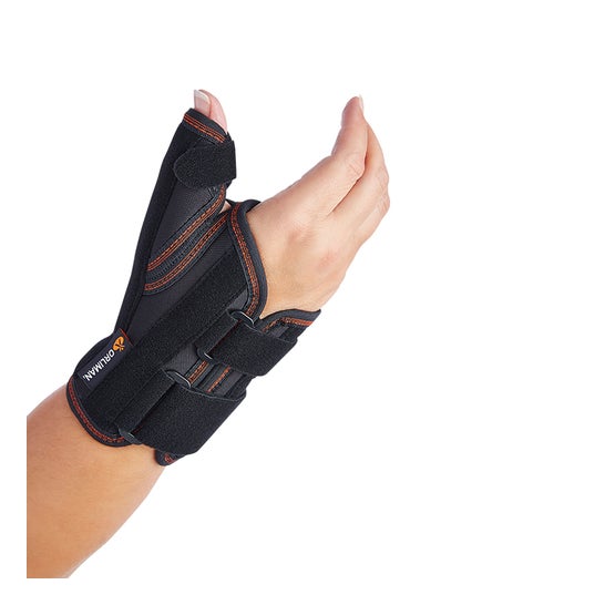 Orliman Handgelenk Handgelenk-Orthese starre Schiene schwarz links T2 Opl354I