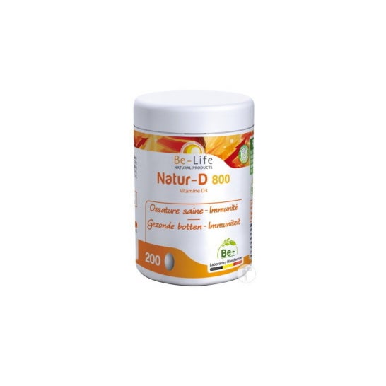 Belife Natur-D 800 (Vitamina D3) 200 cápsulas