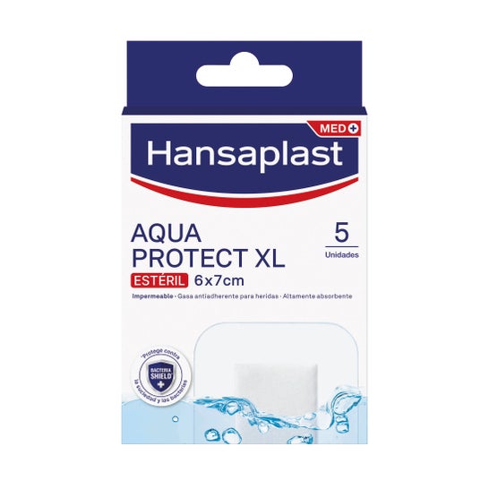 Hansaplast Med+ Aqua Protect XL Apósitos 6x7cm 5uds