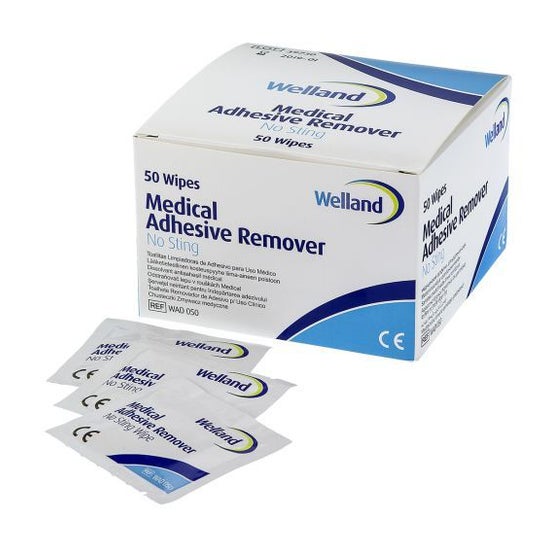 Welland Adhesive Remover Ostomia + 50 Toallitas Limpiadoras