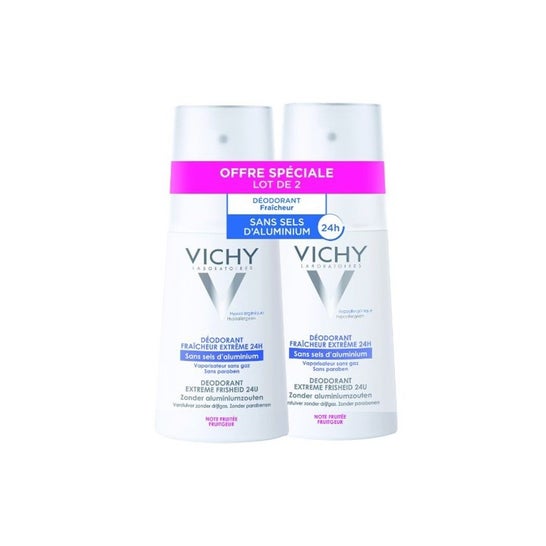 Desodorante Vichy Spray Sin Sales de Aluminio 2 X 100Ml