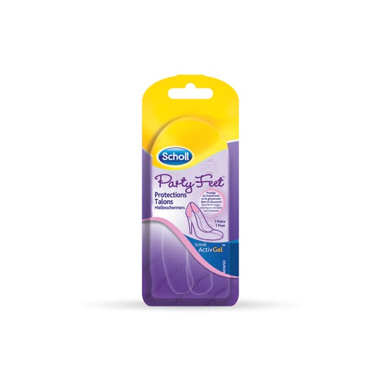 Scholl Party Feet Protecteurs talon en gel 1 paire