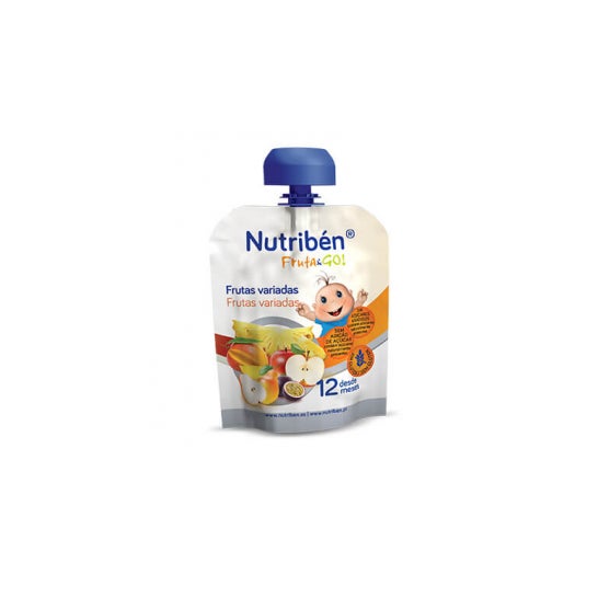 Nutriben Fruta&go Frutas Variadas 90 G