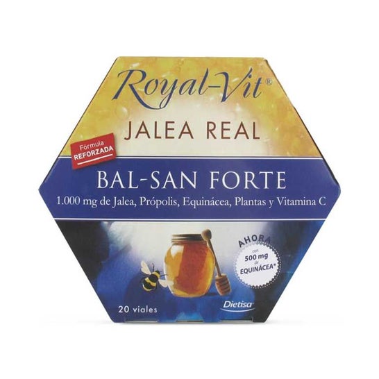Dietisa Royal-vit Royal Jelly Bal-san Forte 20 flesjes