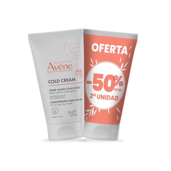 Avène Cold Cream Crema Manos Concentrada 2x50ml