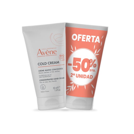 Crema per le mani Concentrata Avene Cold Cream Confezione da 50 ml Duox