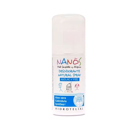 Hidrotelial Nanös Desodorante Natural Spray Axilas y Pies 75ml