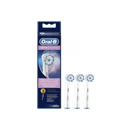 Oral B Recambios Sensitive Clean UltraThin Bristle 3uds
