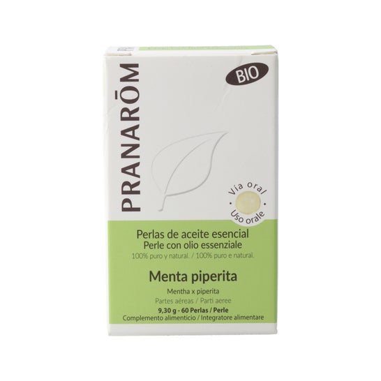 Pranarôm Perlas de Aceite Esencial de Menta Piperita BIO 60 caps
