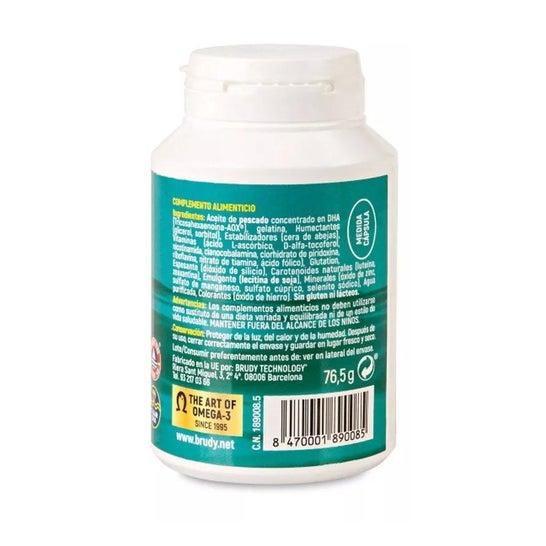 Brudy DHA 500mg Antiox Triglyceride 90caps Brudy DHA 500mg Antiox Triglyceride 90caps