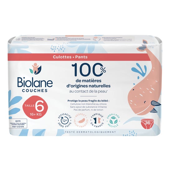 Biolane Pañales Eco Talla 6 +16kg 36uds