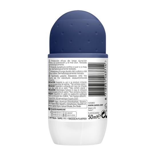 Sanex Men Active Desodorante Roll-On 48H 45ml
