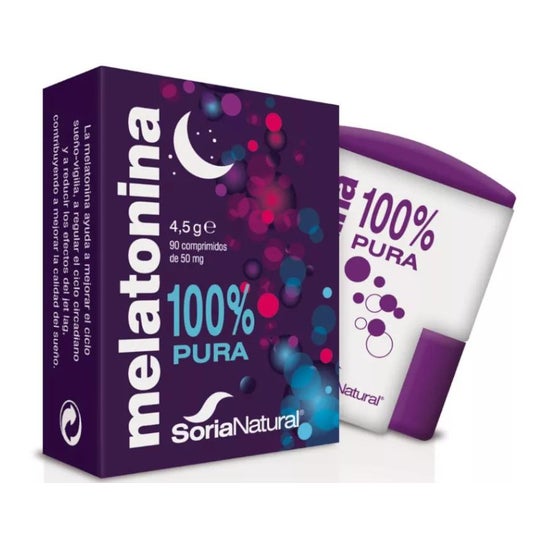 Pharmasor Melatonina 100% Pura 1mg 90comp Pharmasor Melatonina 100% Pura 1mg 90comp