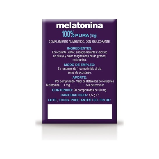 Pharmasor Melatonina 100% Pura 1mg 90comp