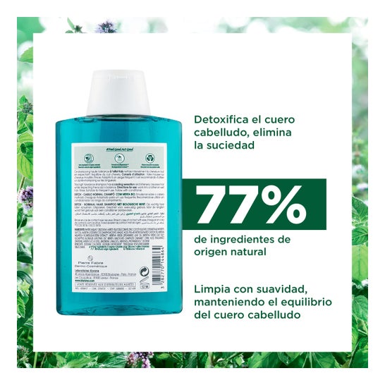 Klorane Champú a la Menta BIO 200ml