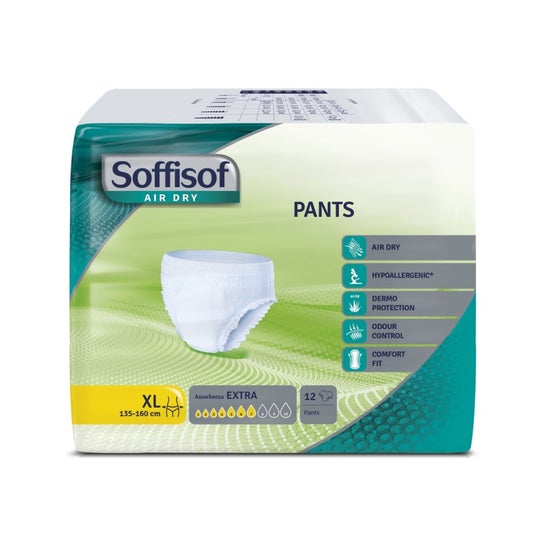 Soffisof Air Dry Pants Extra XL 12 Unità