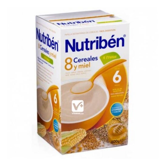 Nutribén® 8 cereales con miel y 4 frutas 600g