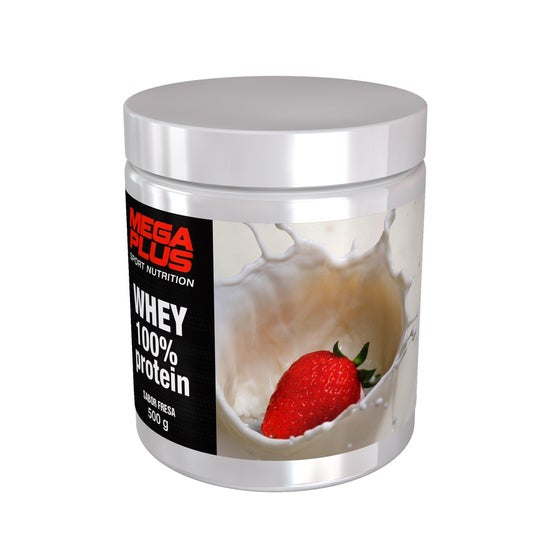 Mega Plus Whey 100% Prot Strawberry 500g