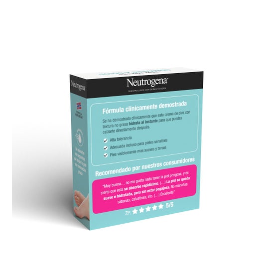 Neutrogena® Crema Pies Absorción Inmediata Textura ligera 2x100 ml