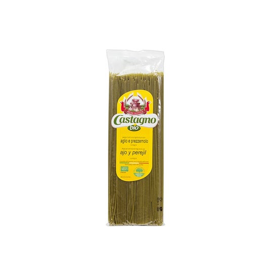 Castagno Espaguetis Ecológicos Con Ajo Y Perejil 500g Castagno,