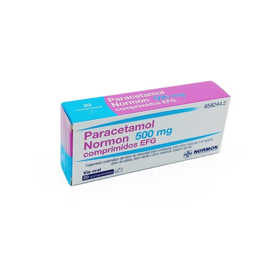 Normon Paracetamol 500mg 20comp