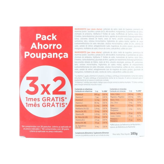 Forté Pharma Multivit Adulto 84 comp