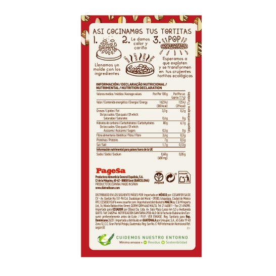 Diet Radisson Tortas de Arroz Bio Sin gluten 130 g