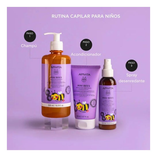 Apivita Kids Mini Bees Champú Miel Arándano 500ml Apivita Kids Mini Bees Champú Miel Arándano 500ml