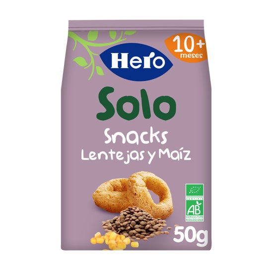 Fater Hero Solo Snacks Lentejas Y Maiz Eco 50G